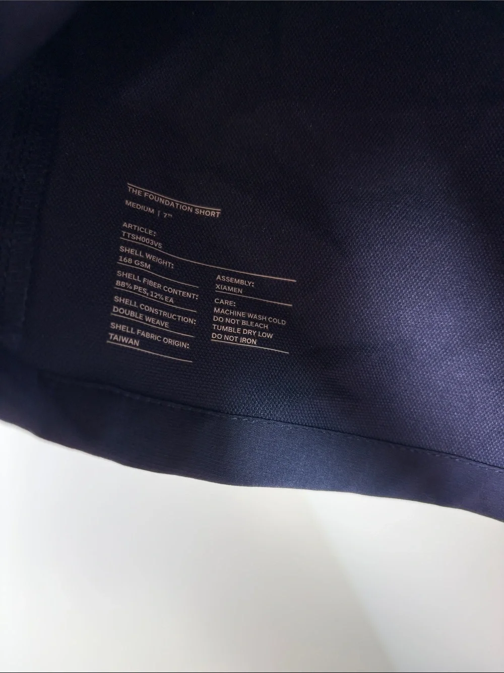 Ten Thousand The Foundation Short Navy Blue Shorts - Medium - 7” Inseam
